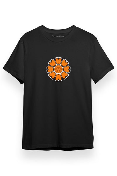 Tshirthane Avatar The Last Airbender White Lotus Μαύρο κοντομάνικο ανδρικό μπλουζάκι