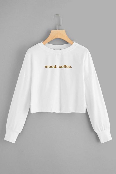 Tshirthane Mood CoffeeCrop Sweatshirt