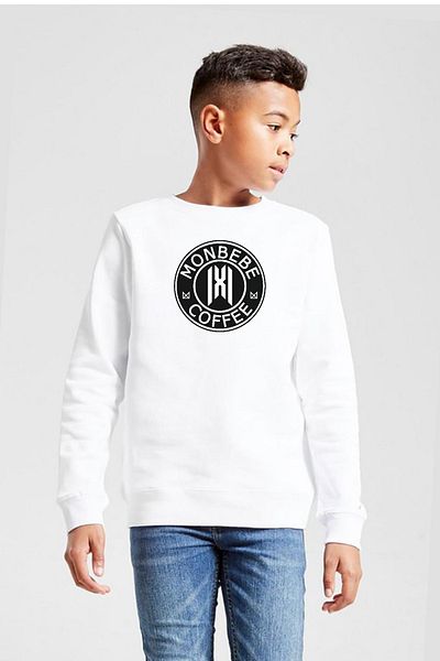 Tshirthane Hanorac pentru copii Monsta X Monbebe Coffee White 2ip