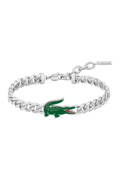 Lacoste silver crocodile clearance