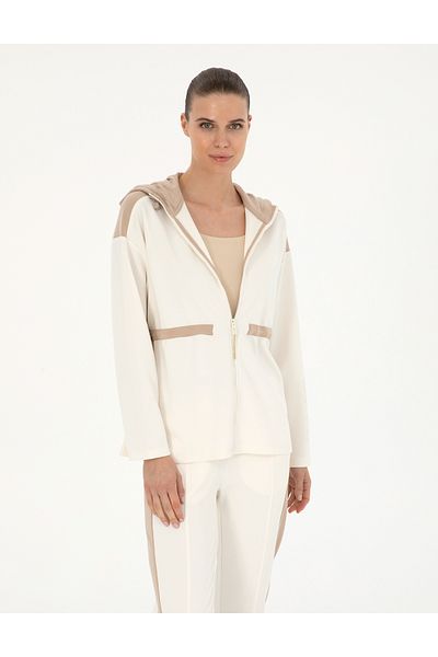 Pierre Cardin إكرو سترة محبوكة مقنعين كبيرة الحجم 50288293 -vr019
