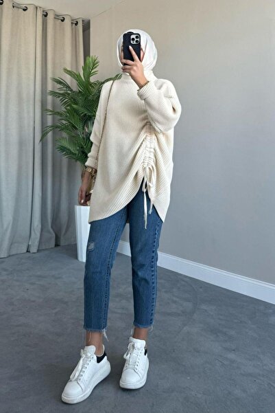 Şule Giyim Pulover Piraye Bej