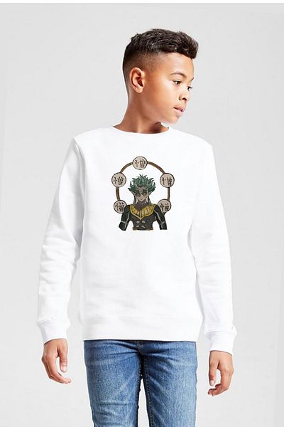 Tshirthane Φούτερ Demon Slayer Anime Hantengu Clone White Child 2ip