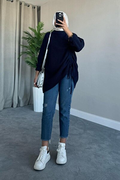 Şule Giyim Piraye Sweater Navy Blue