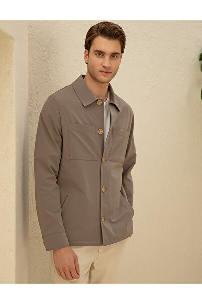 Pierre Cardin Vizon Regular Fit Düğmeli Ceket 50288723-VR052