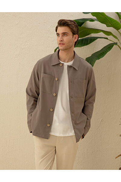 Pierre Cardin Vizon Regular Fit Düğmeli Ceket 50288723-VR052