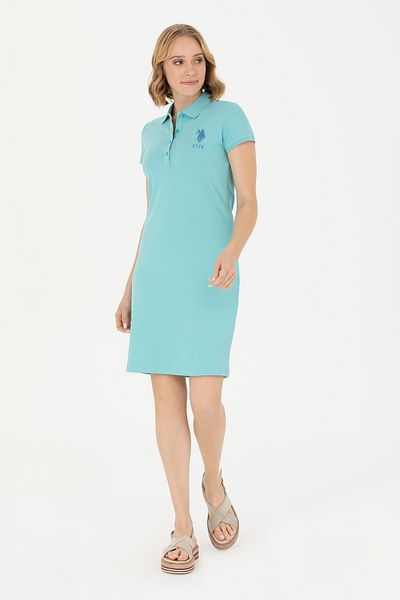 U.S. Polo Assn. Rochie tricotată pentru femei de culoare mentă - 50262697 -vr090