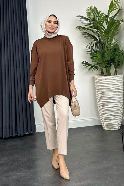 Şule Giyim Helana Tunic Brown