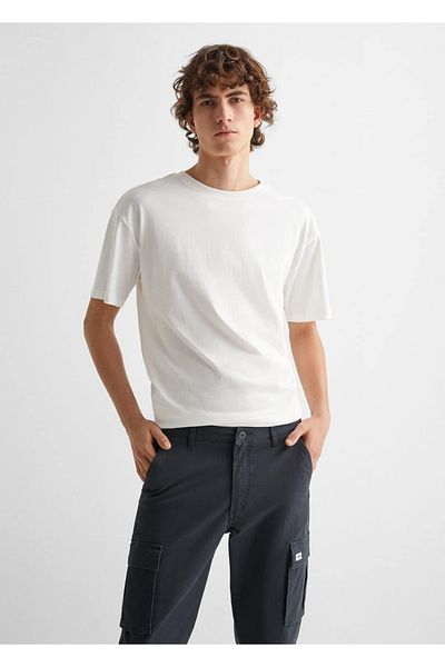Mango Teen Dark Blue Pants for Kids