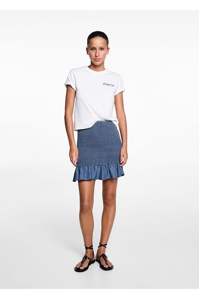 Mango Teen Pantofi portocalii pentru copii
