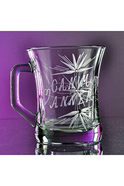 DECOCIA Kişiye Özel Cam Kupa 225cc Isimli Cam Kupa