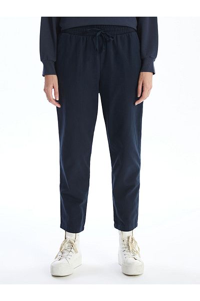 LC Waikiki Lcw Elastic Waist Straight Gabardine Women's Trousers