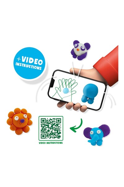 LC Waikiki Ses Creative Fundo Plastinové těsto - Divoká zvířata (3x90g-1x40g)