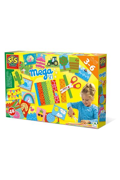 SES Creative Učím se používat nůžky - Mega sada