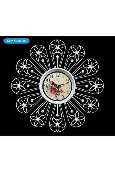 Galaxy Ayp-1210-bc Ferforje Taşlı Dekoratif Duvar Saati