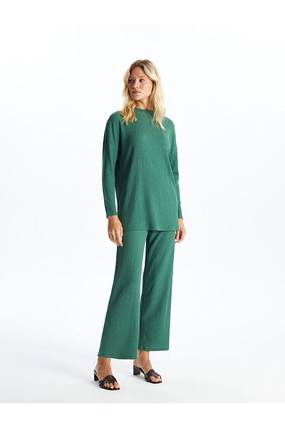 LC Waikiki   Comfortable Fit Women's Trousers with Elastic Waist