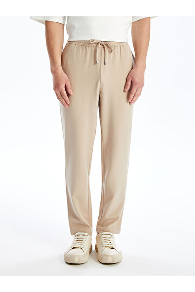 LC Waikiki Ανδρικό παντελόνι LCW Vision Beige - Slim Fit