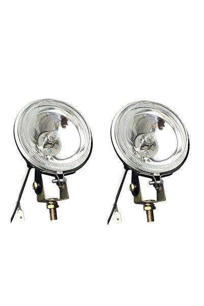 Carub Oto Sis Lambası Beyaz 9 Cm Oben Yuvarlak 12v 1 Takım 2 Adet