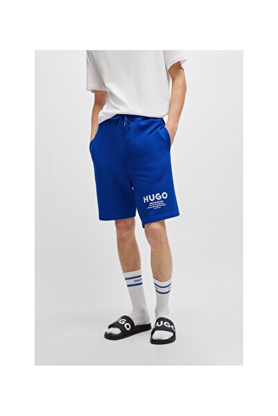 HUGO Yeni Sezon Logo Hikayeli Pamuklu Havlu Şort