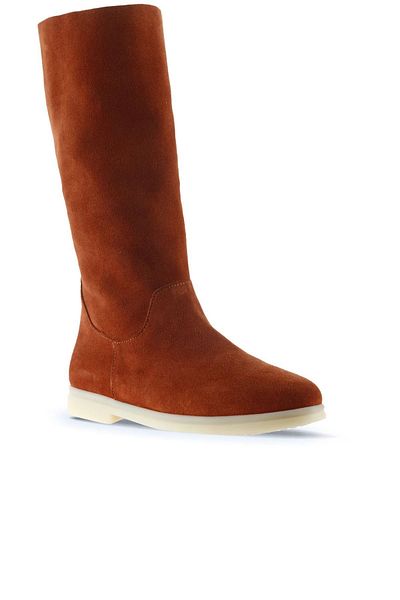 Bueno Shoes Γυναικείες φλατ μπότες Tile Suede - 01wt3306
