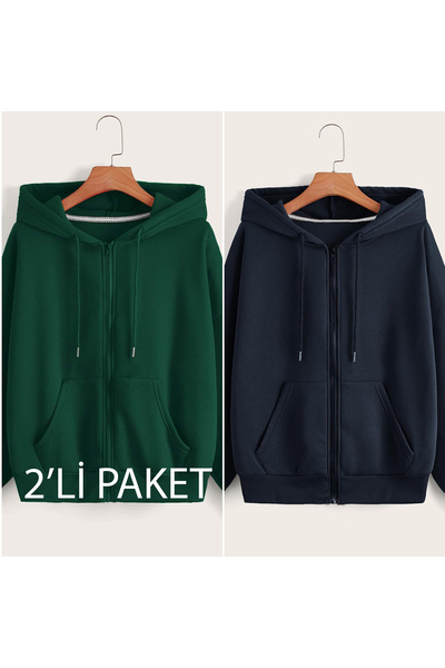 Lider Leather PACHET DE 2 CARDIGANE UNISEX PENTRU BĂRBAȚI ȘI FEMEI, MĂRIME MA...