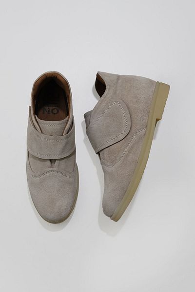 Bueno Shoes Γυναικείες Μπότες Beige Suede - Flat Cut 01wt3312