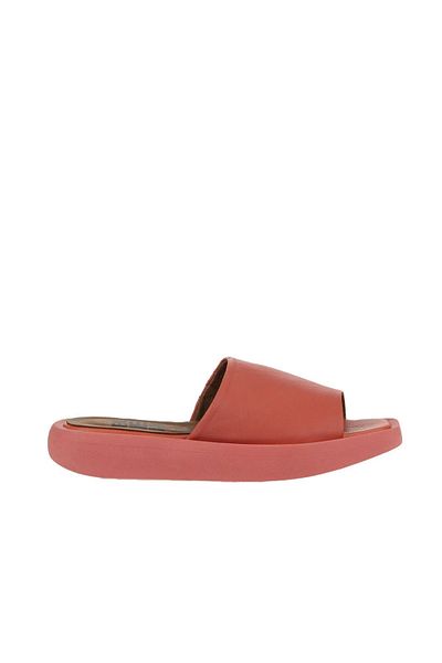 Bueno Shoes Papuci de damă din piele coral cu toc pană - 01wy1000