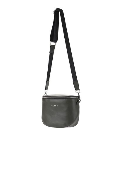 Bueno Shoes Geantă de damă din piele kaki Omg - 01wby3606
