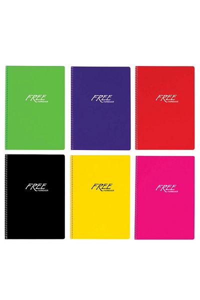 KESKİN COLOR Keskin Free Pp Cover Spiral Notebook A4 120 YpUnlined320450