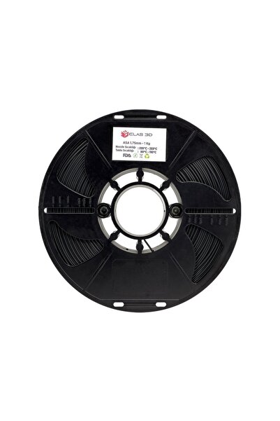 Genel Markalar ELAS ASA Siyah Filament 1.75mm 1kg