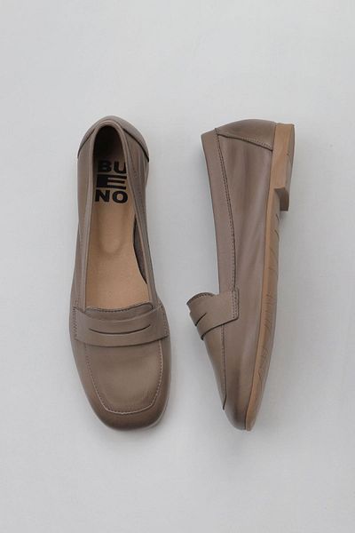 Bueno Shoes 01wy0801 Mocasini de dama din piele gri model