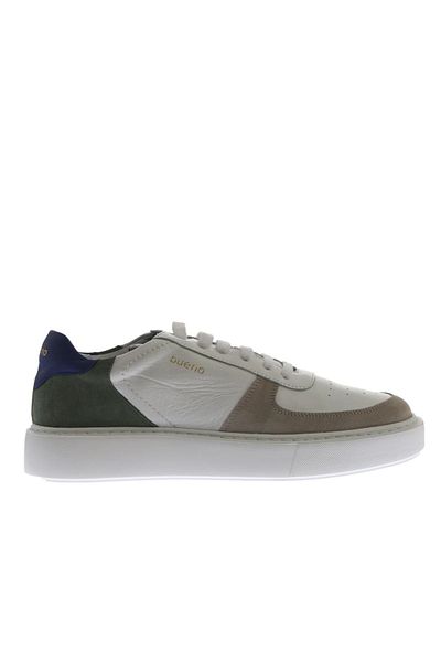 Bueno Shoes Ανδρικά αθλητικά παπούτσια - Λευκό Μπεζ, Δερμάτινο-Σουέντ, 01mu10405