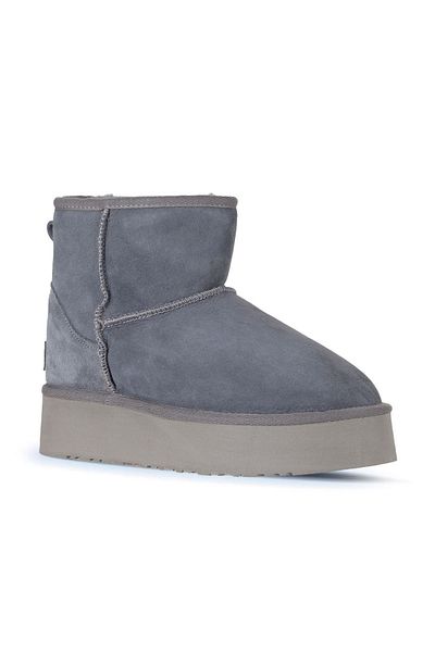 Bueno Shoes Cizme de damă din piele intoarsa cu toc cu pană - Albastru 05ag 2034054