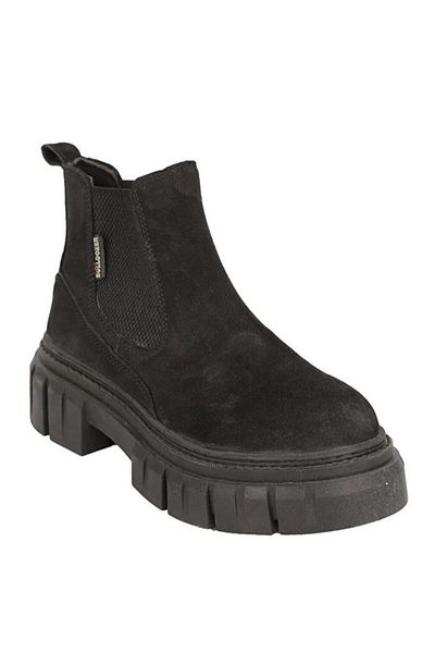 Bulldozer 230504 Women's Genuine Leather Tractor Sole Chelsea Boots