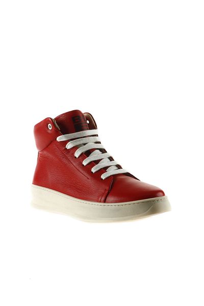 Bueno Shoes Men's Sports Boots - Red Leather, 01ms12402 Model