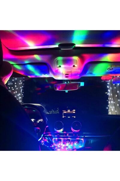 BoostZone Disco Ball Sound Sensitive Rgb USB Port Disco Ball Indoor Lighting