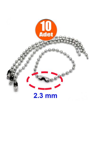 Etsylight 10 Pieces Clip Closure Ball and Card Hanger Chain for 2.3 mm Chain - Nail Clipper