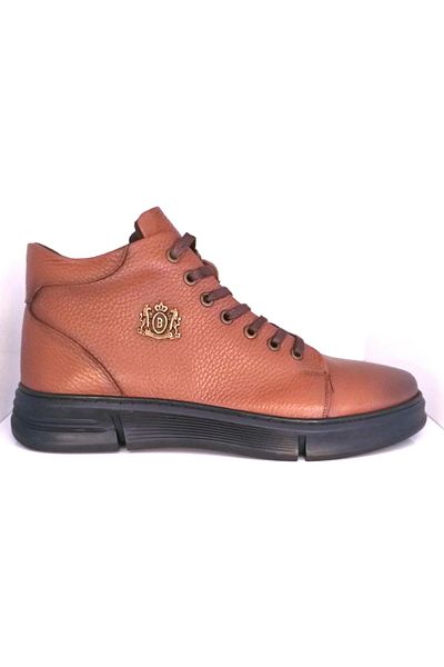 BAGSSHOES Htc2023k-002 Ανδρικά αθλητικά μποτάκια από γνήσιο δέρμα