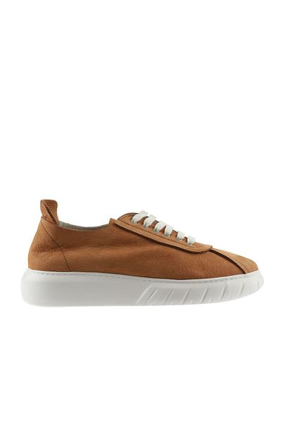 Bueno Shoes Мъжки маратонки от кафяв набук - 01mq4904
