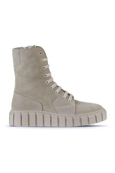 Bueno Shoes Γυναικείες Μπότες Beige Suede - Flat Model 01wt3404