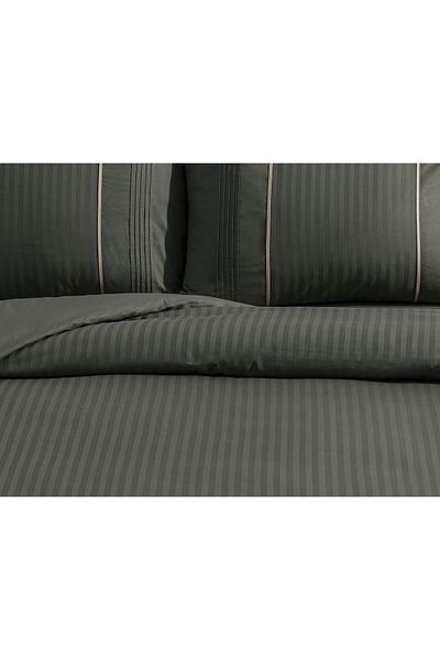 Madame Coco Khaki Mousse Double Ribbed Bedding Set