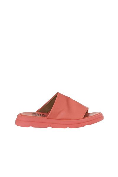 Bueno Shoes Papuci plati din piele coral pentru femei - 01wy9400