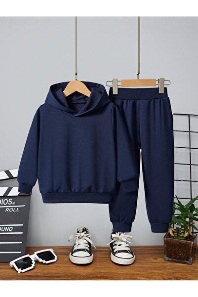 Lider Leather Παιδικό Σετ Φόρμας με Κουκούλα - Άνετη και Κομψή Επιλογή για Αθ...