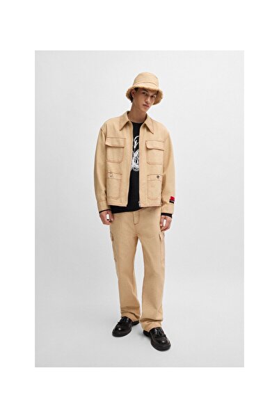 HUGO Lb Tamamı Baskılı Rahat Kesim Mont