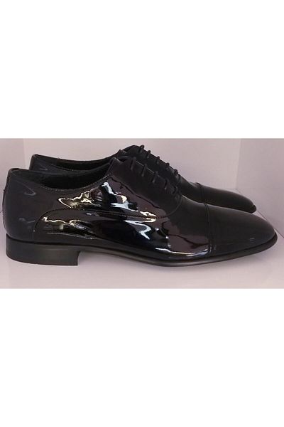 MARCOMEN 13048 Men's Genuine Patent Leather Classic Shoes
