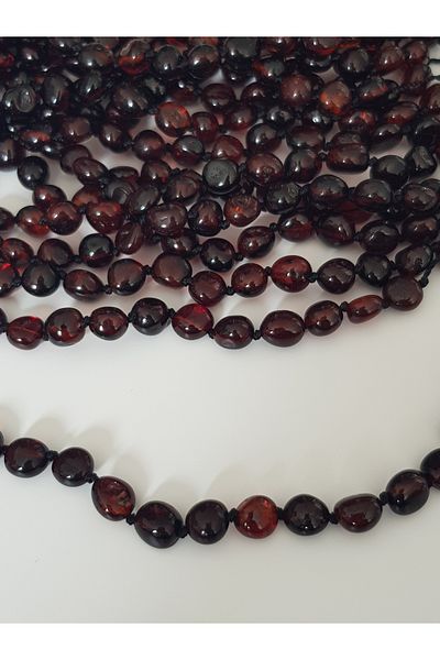 Kehribar Sarayı Drop Amber Cherry Bright Color Adult Bracelet 20 Cm Certified