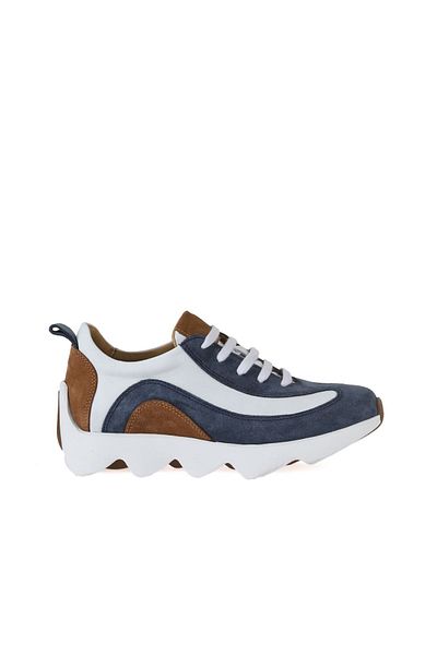 Bueno Shoes Pantofi sport de damă din piele multi albastru - 01wv11200