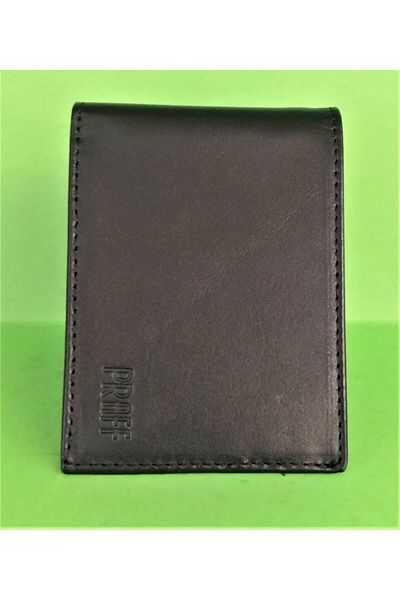 Praff 972020-009 Мъжки малък хоризонтален портфейл от естествена кожа