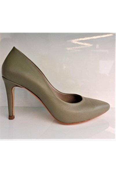 NISH N4292 Kadın Hakiki Deri Kasik Stiletto Ayakkabı