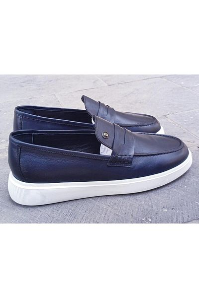 Pierre Cardin Pce-63001 Men's Genuine Leather Loafers - Pool Sole Shoes